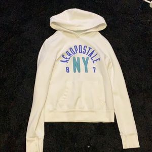 Aero white hoodie
